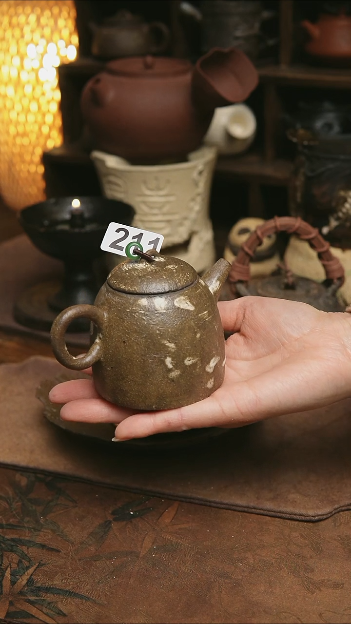 211号紫砂全手工正把茶壶150毫升