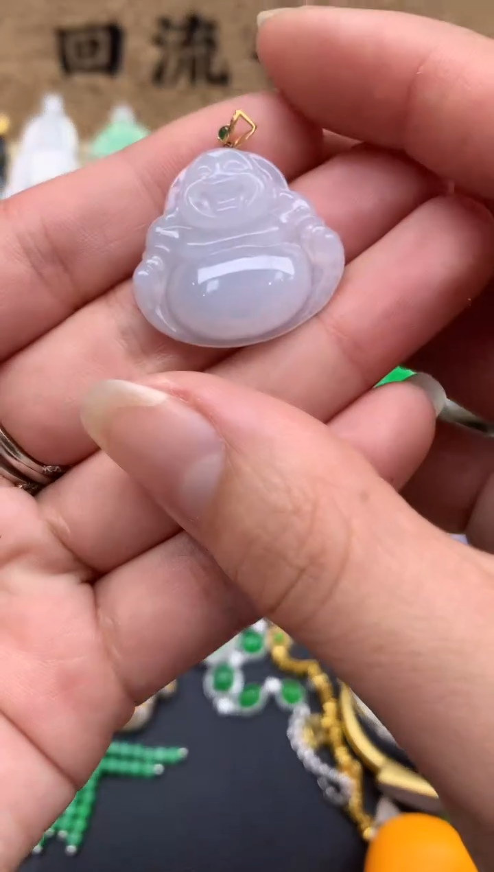 【闪购商品】翡翠颈饰18K金镶嵌294-中国好珍宝