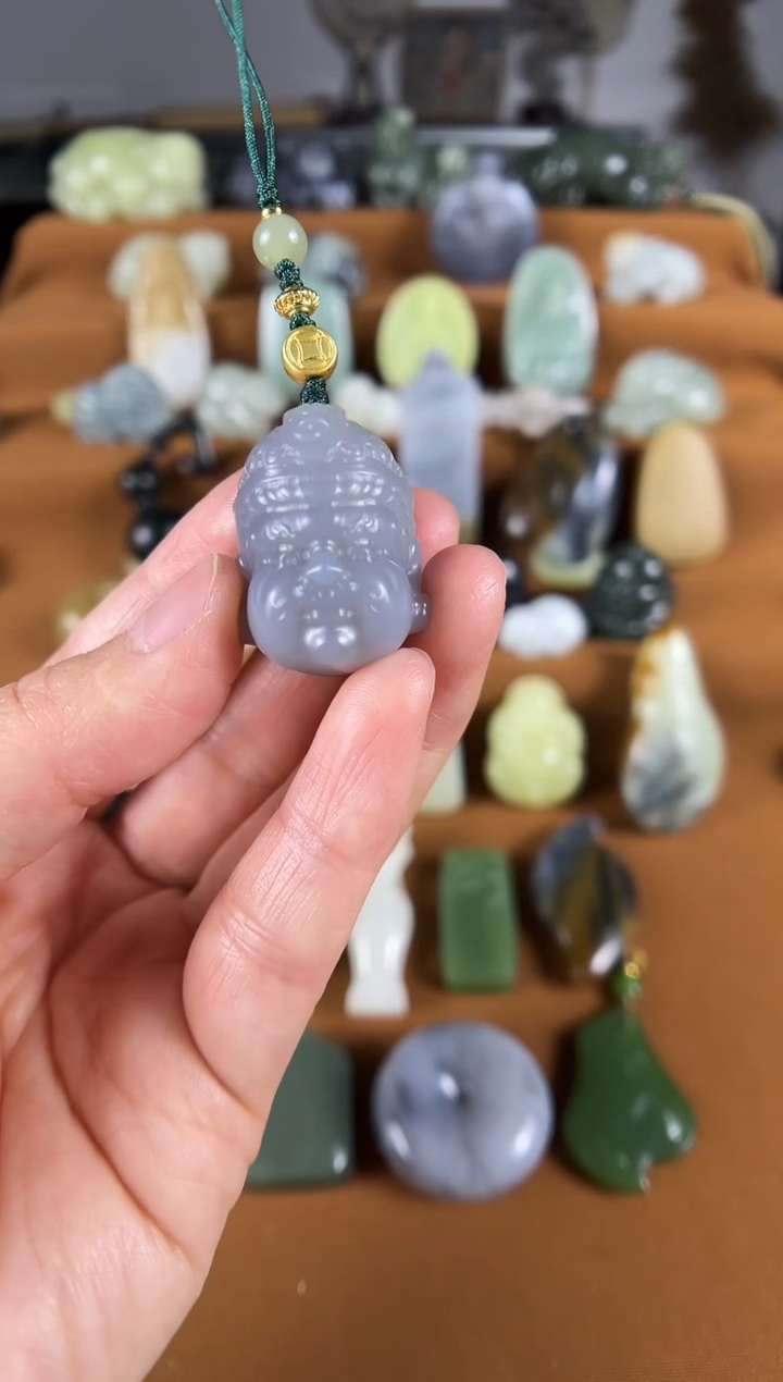 【闪购商品】和田玉颈饰未镶嵌财神首