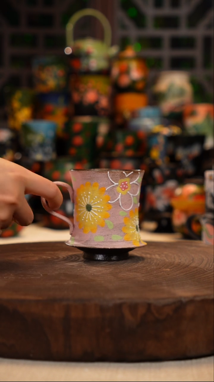 油画   手绘 釉下彩