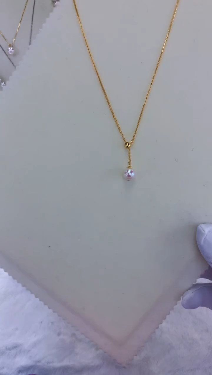 银S925镶嵌饰品海水珍珠设计款套链