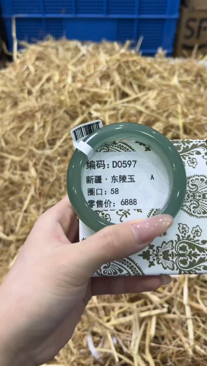 未镶嵌手镯石英质玉D0597