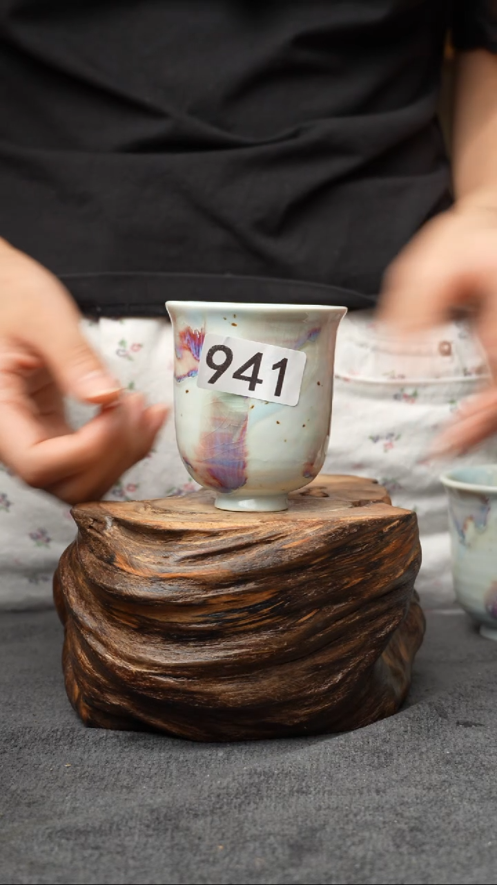 杯子941景德镇手创颜色釉杯（食品级）