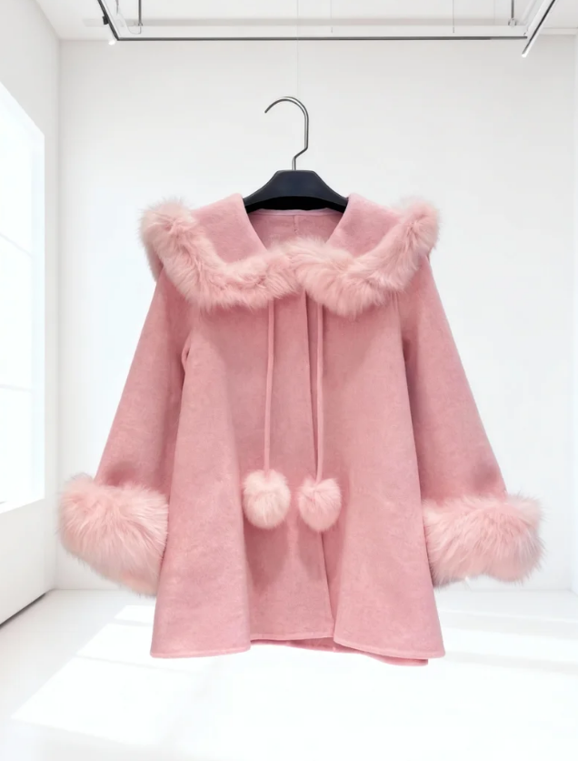 2025新款新升级网红小个子韩版潮流时尚百搭羊毛气质秋冬大衣