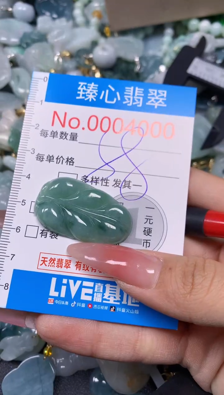 【闪购商品】翡翠颈饰未镶嵌含绳0004000