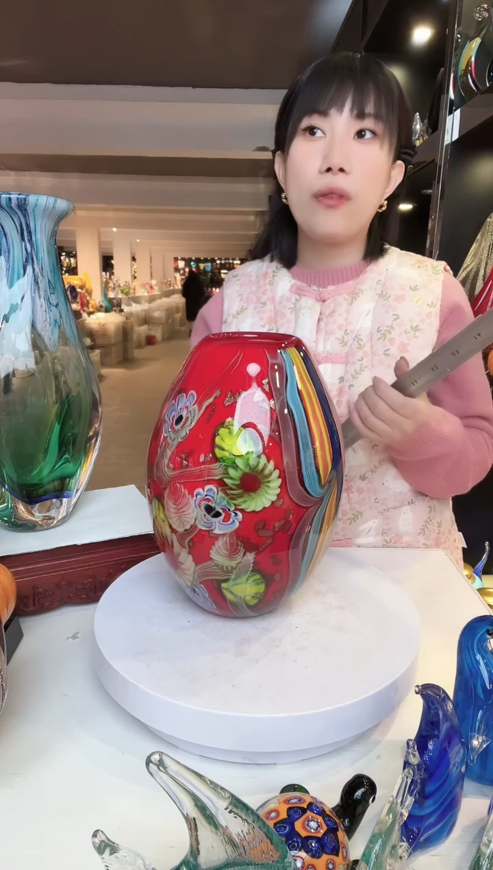 【闪购商品】茶盏琉璃摆件家居摆件