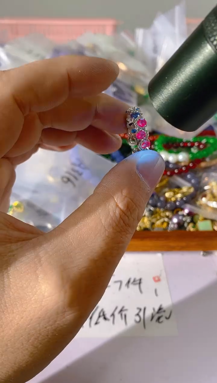 【闪购商品】水晶颈饰未镶嵌316红宝，蓝宝，贝珠多样性发一件赠链