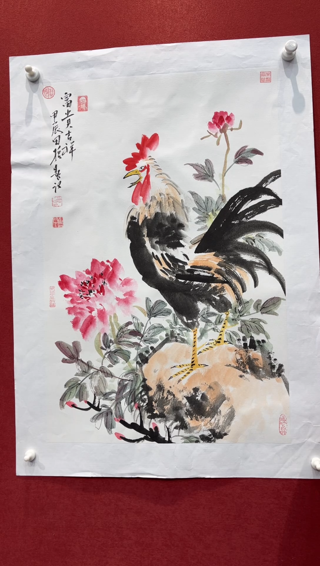 国画田哲老师现场创作 20