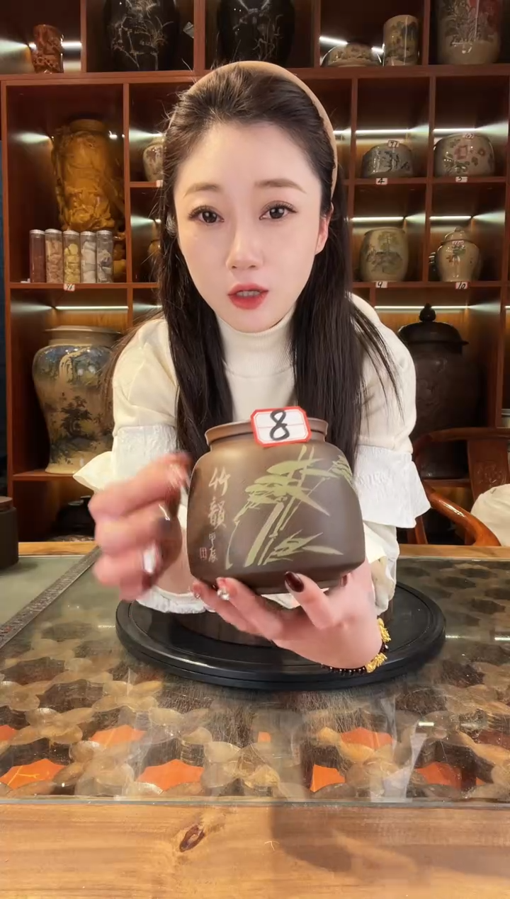 【闪购商品】缸云南建水紫陶小茶罐@8