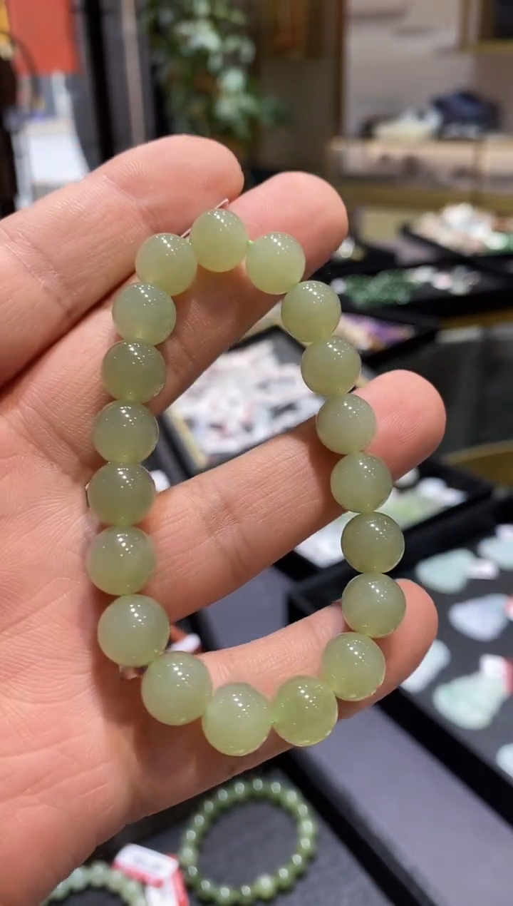 【闪购商品】和田玉（糖玉）手链未镶嵌亏米福利9+