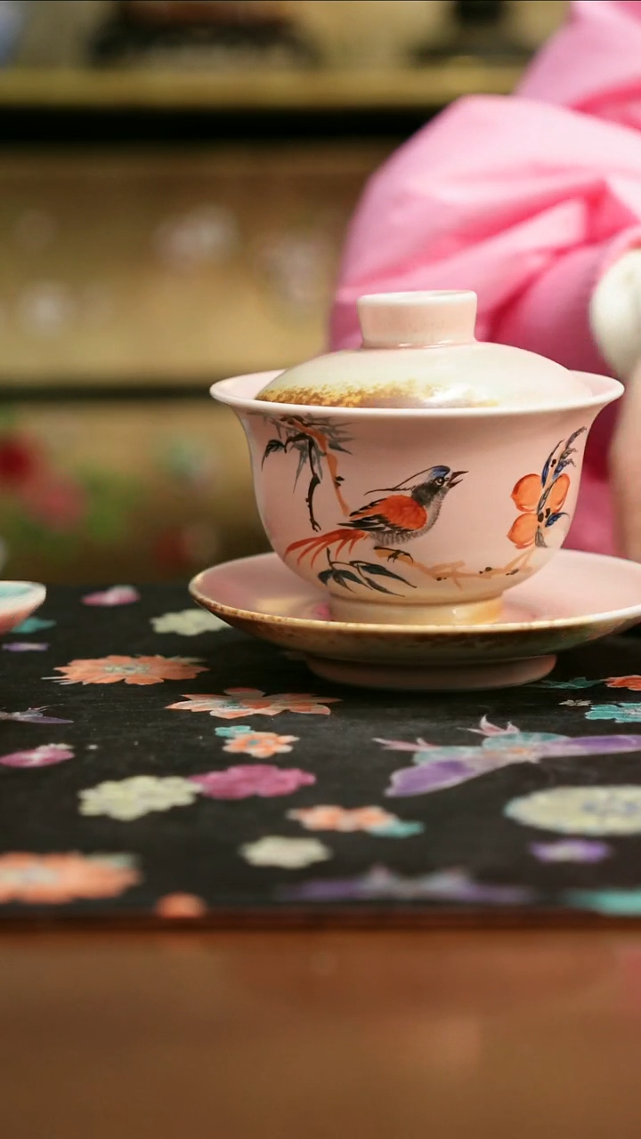 景德镇陶瓷杯碗柴烧多人