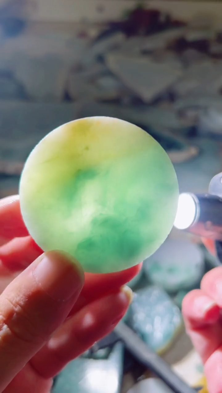 【闪购商品】翡翠颈饰未镶嵌翡翠A货小猫88