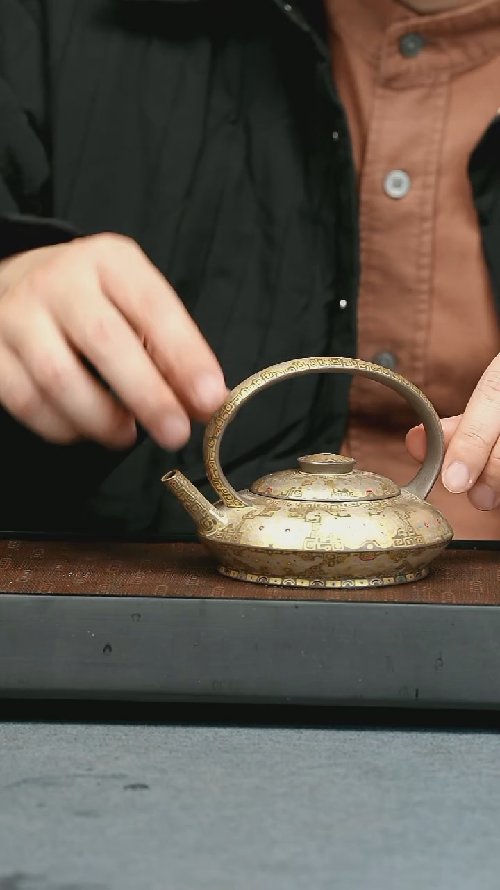 【闪购商品】紫砂茶壶五堂 吉祥提梁