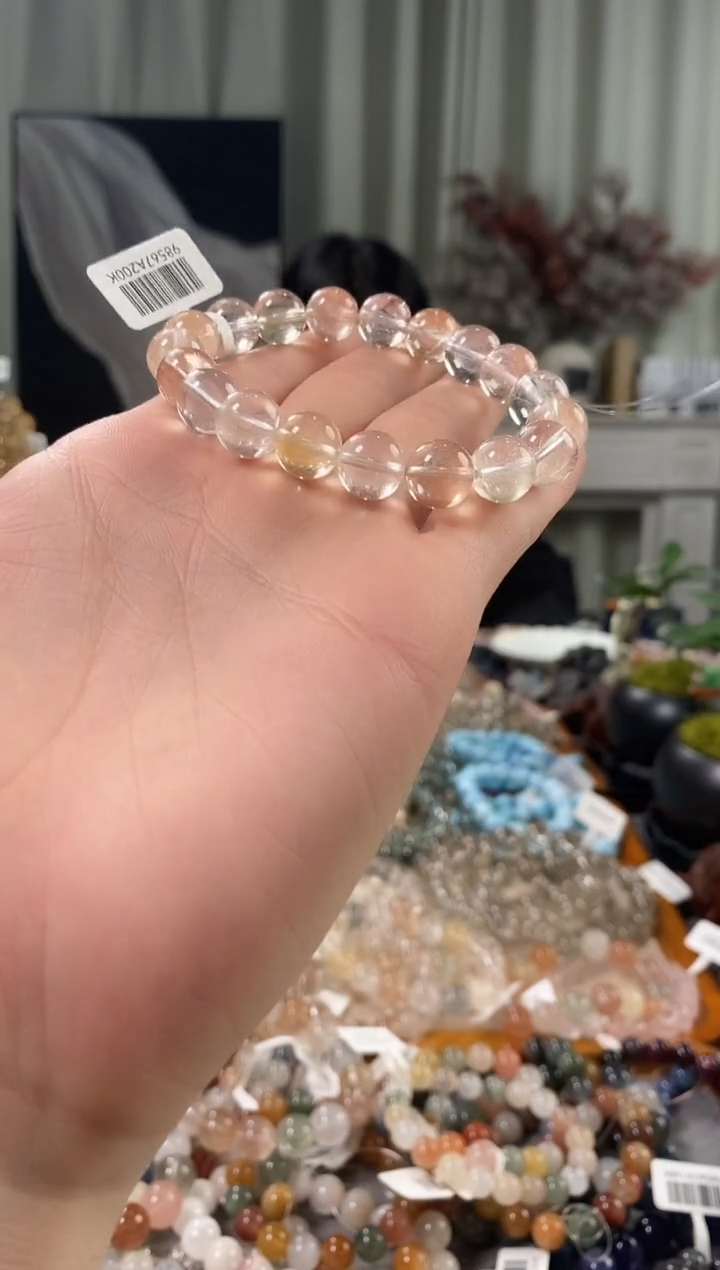 未镶嵌手链水晶兔毛