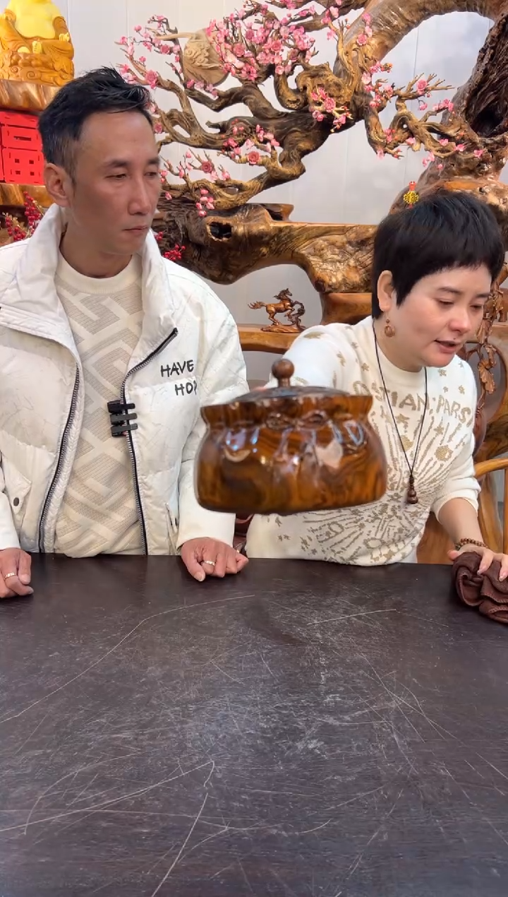 木花梨手工收纳罐