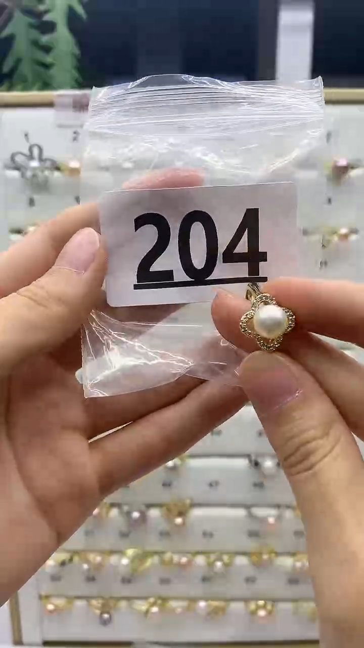 合金戒指淡水珍珠204