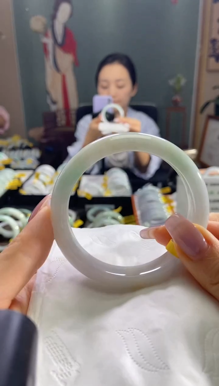 未镶嵌手镯翡翠58.6圈口t