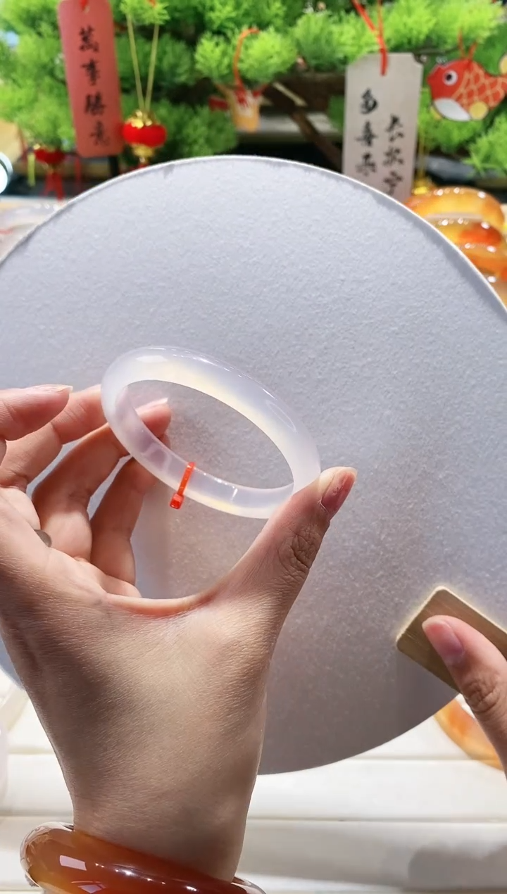 【闪购商品】玛瑙/玉髓手镯未镶嵌58-56