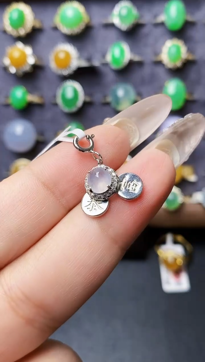 银S925镶嵌戒指翡翠1143