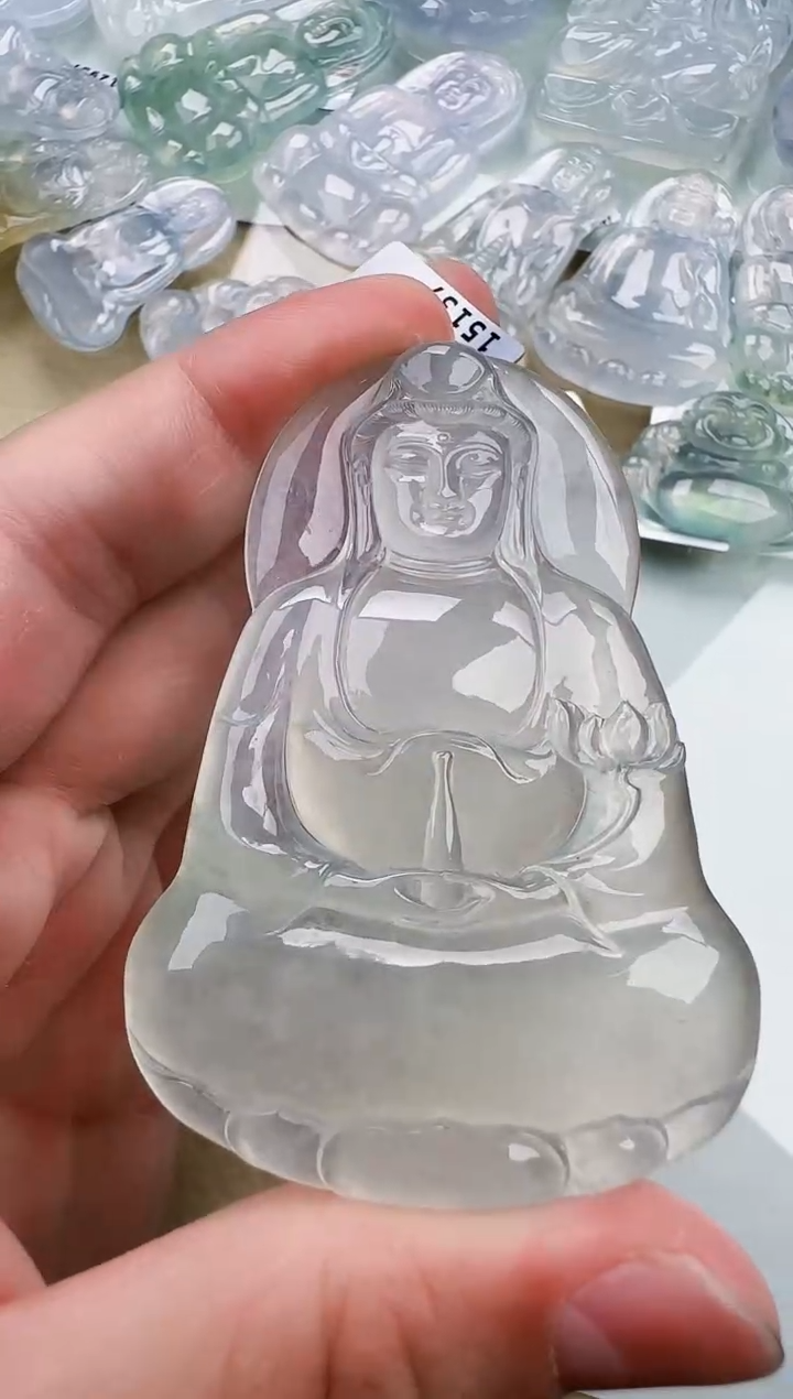 颈饰未镶嵌翡翠缅甸翡翠a货