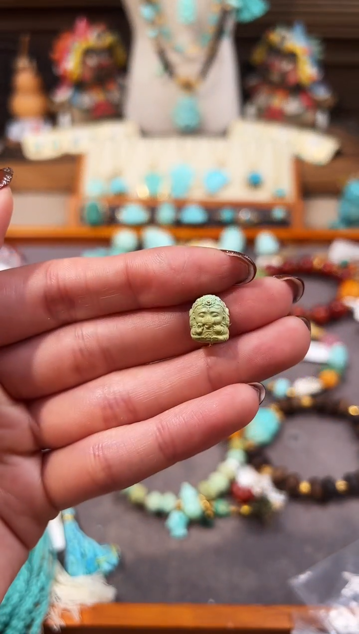 未镶嵌绿松石配饰象神