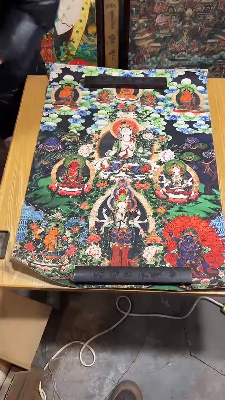 卷轴画卷轴唐卡商品