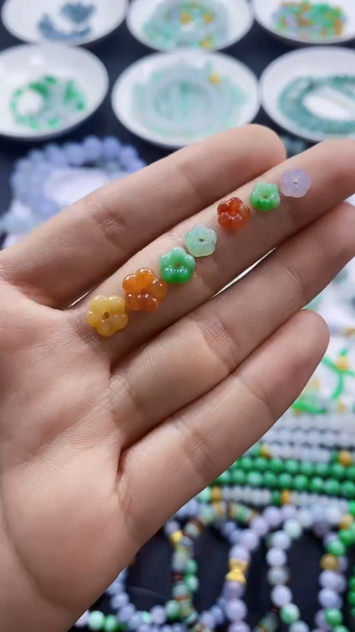 【闪购商品】翡翠散珠天然翡翠A货