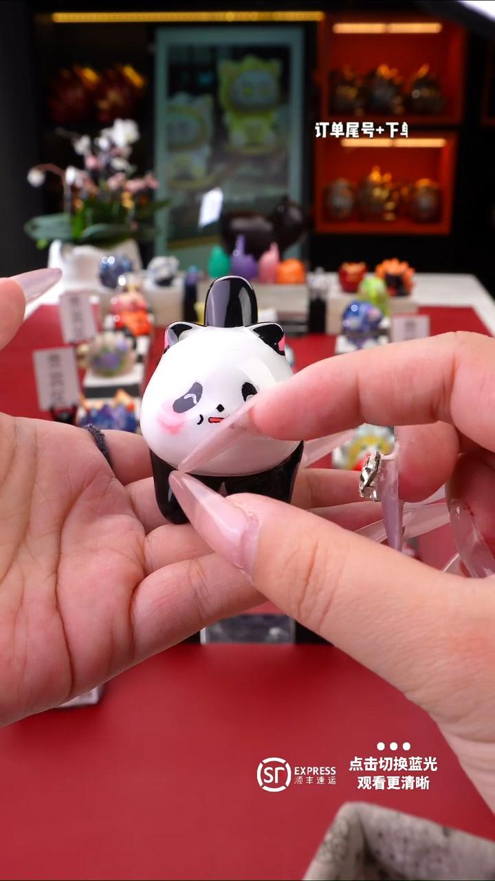 木7公分檀木绘画摆件0