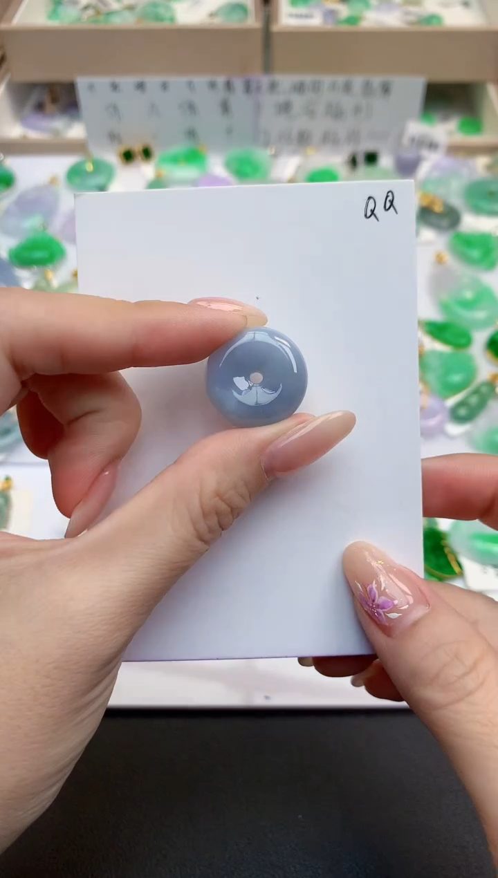 颈饰未镶嵌翡翠天然缅甸A货翡翠