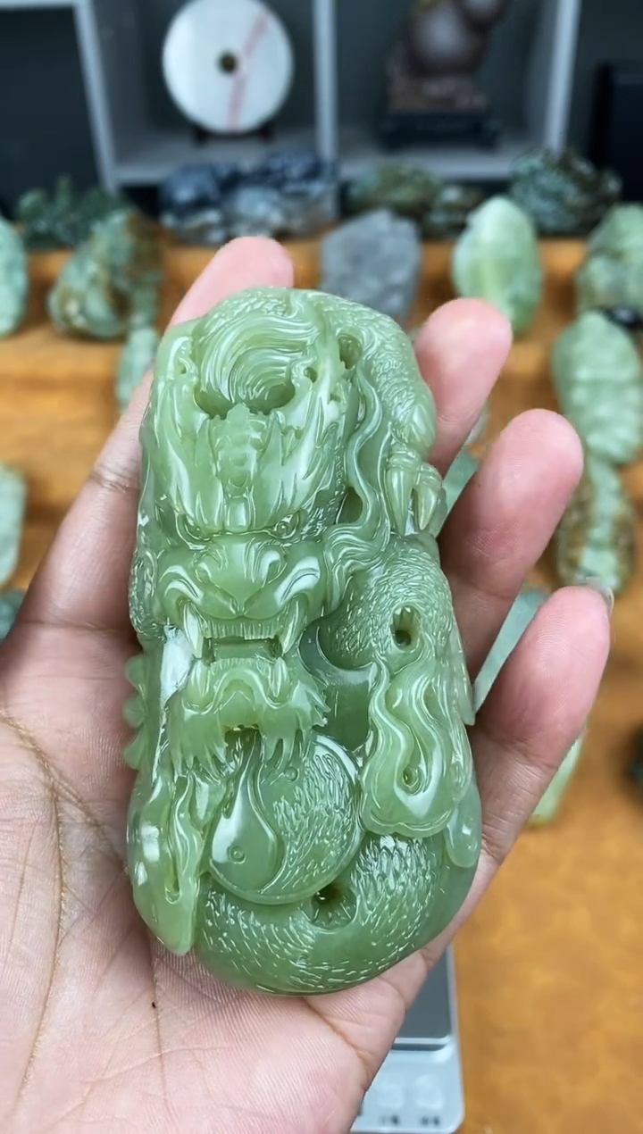 未镶嵌和田玉把件明***战1