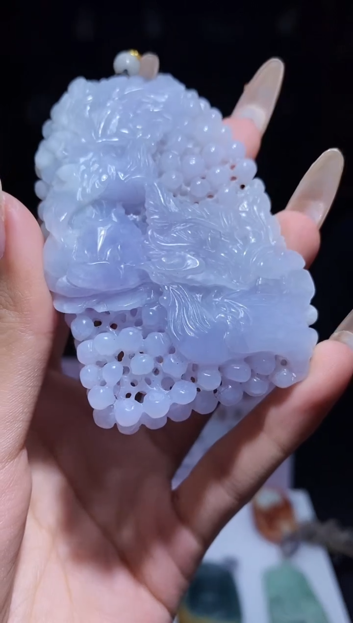 【闪购商品】定制翡翠未镶嵌Q-@@LSFC012034