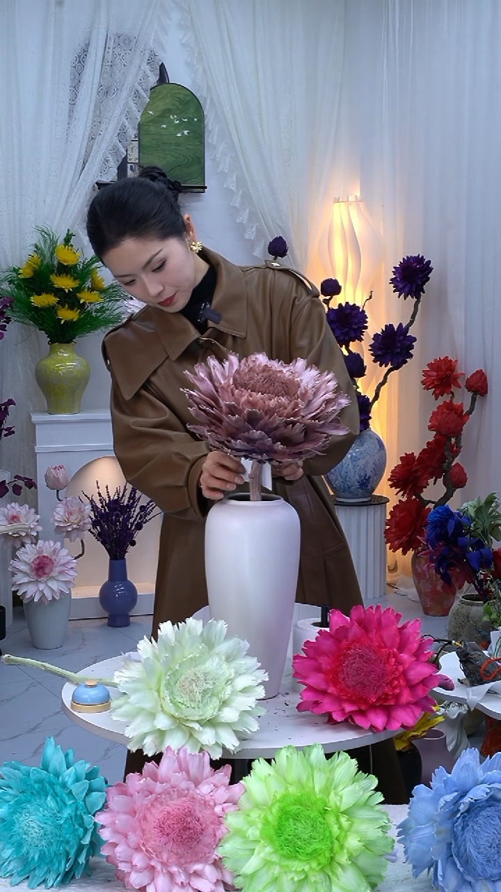 永生洋蓟卡粉单头【叶片有伤】8343