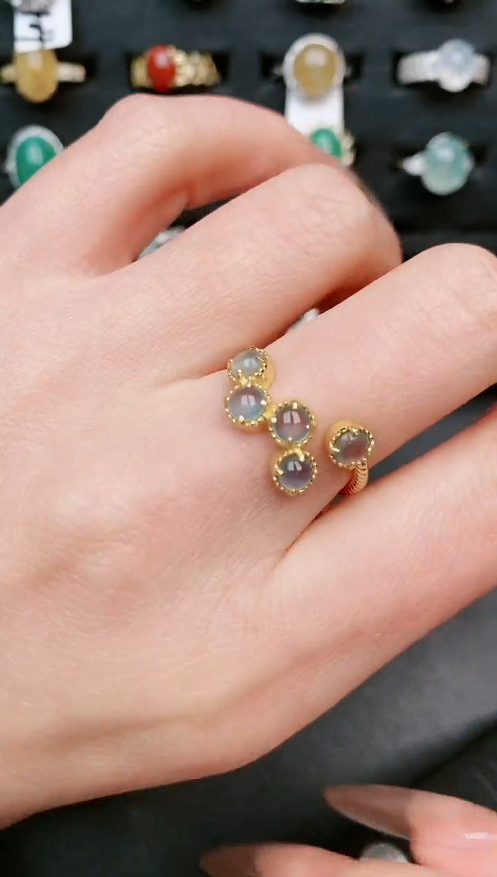 【闪购商品】翡翠戒指银S925镶嵌.....