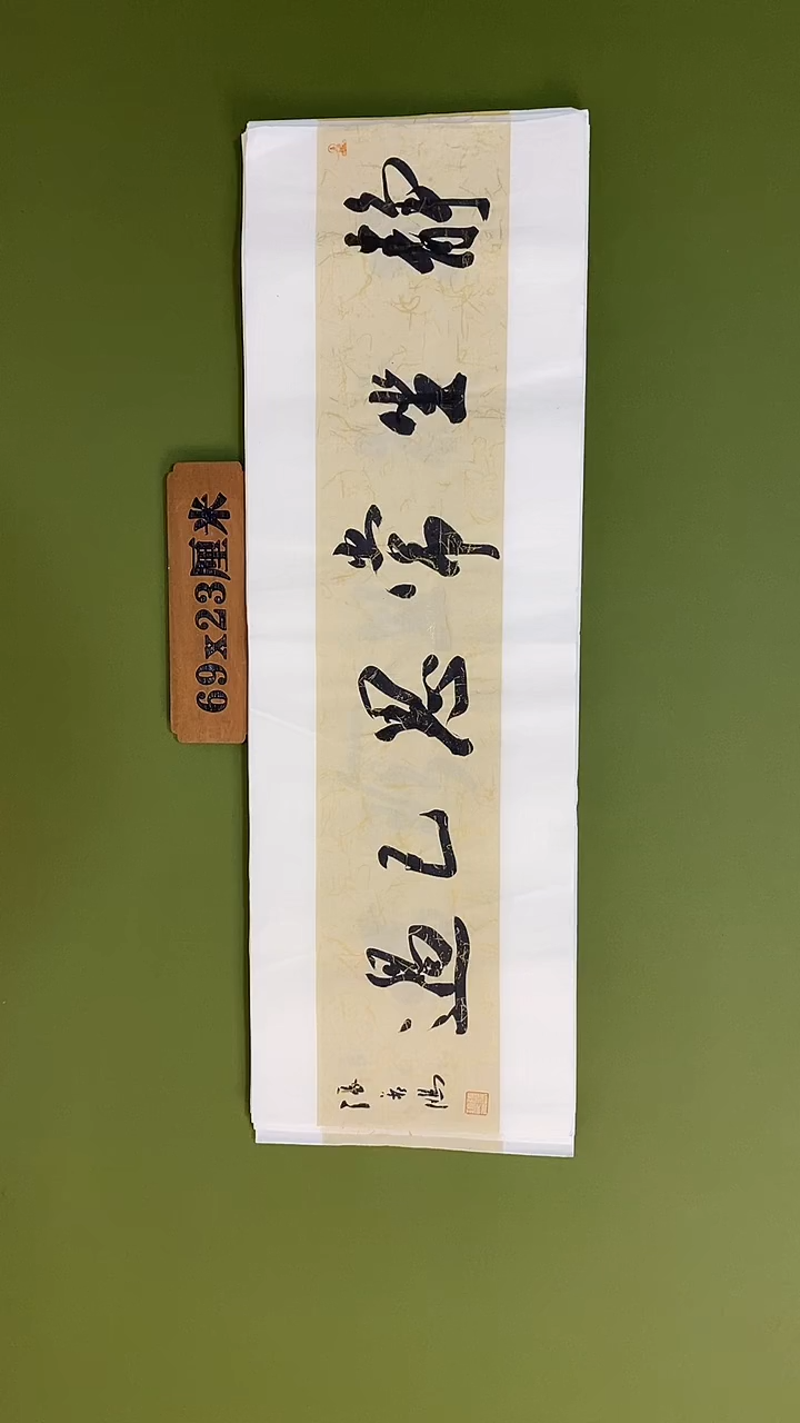 书法书法 张若鸿 尺寸69cm*23cm