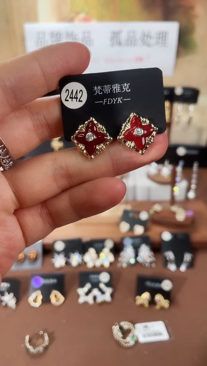 合金925银锆石梵2442