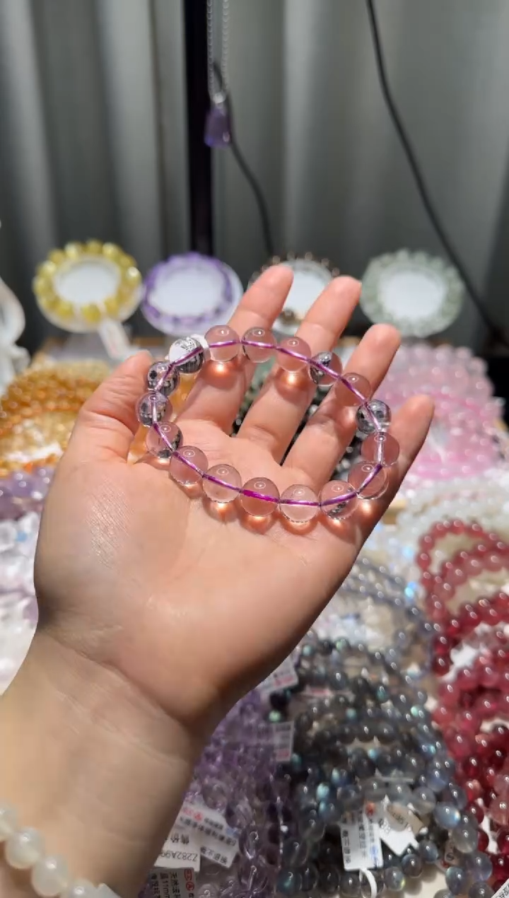 【闪购商品】紫晶手链未镶嵌紫水晶12mm