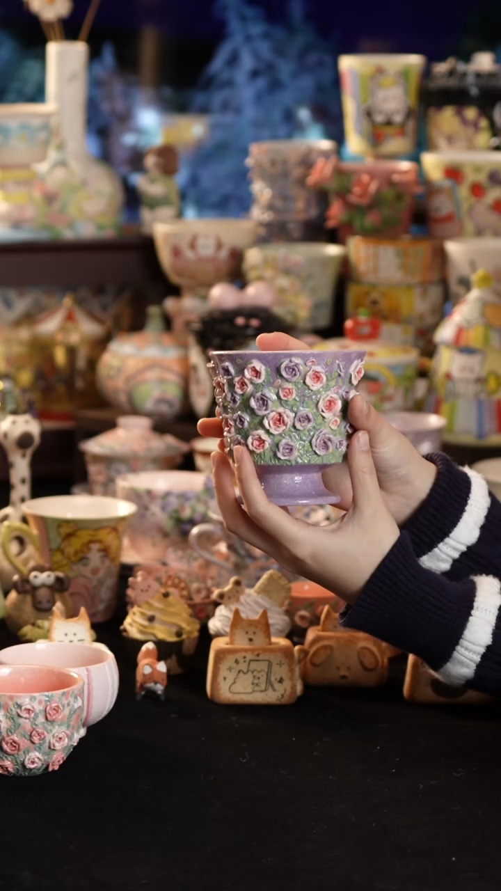 其他陶景德镇釉下彩手绘设计师款陶瓷