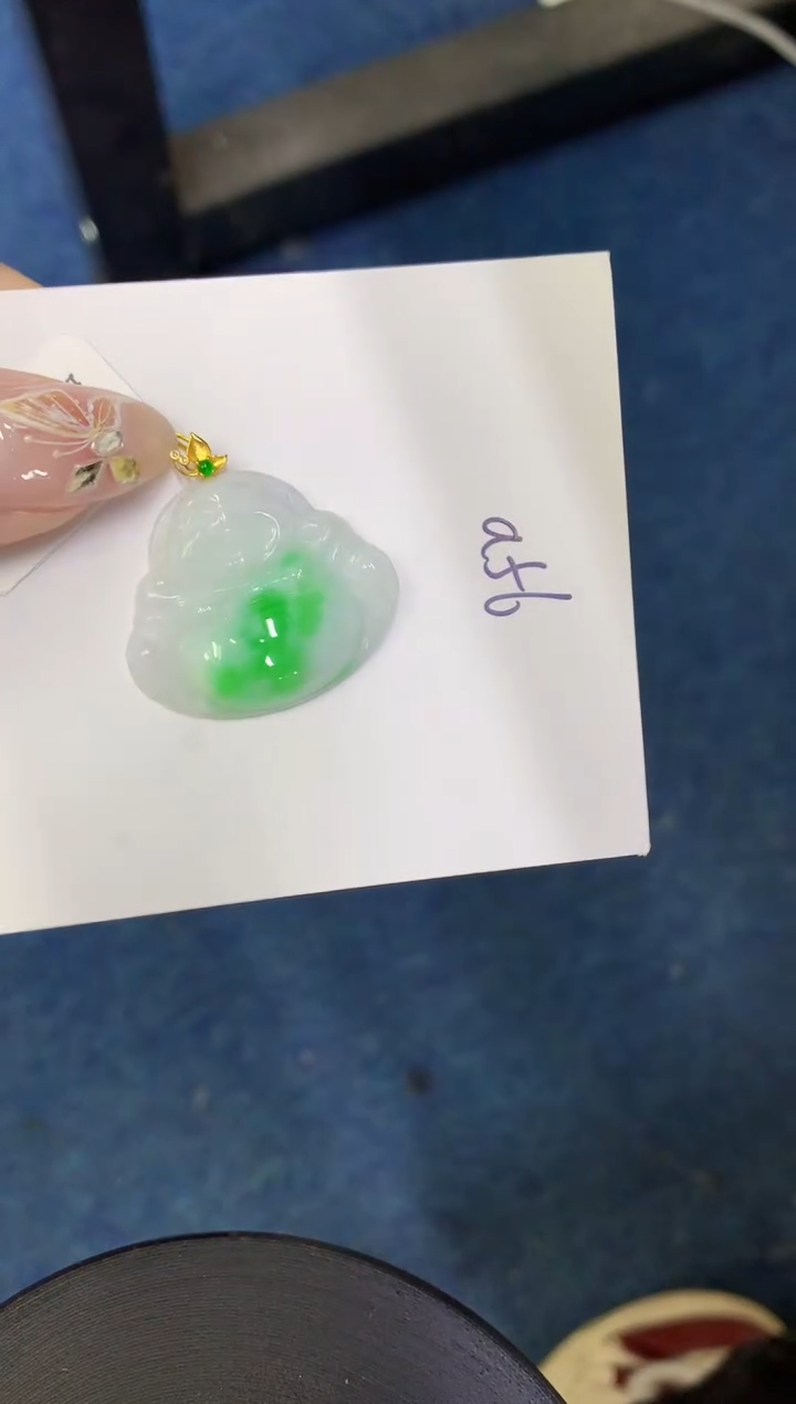 【闪购商品】翡翠颈饰18K金镶嵌000000000000