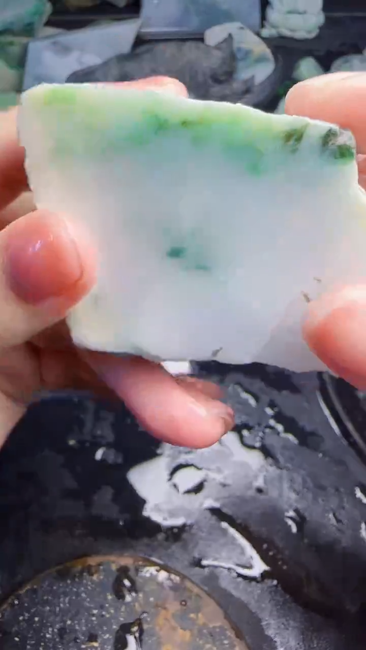 未镶嵌挂件翡翠天然翡翠023