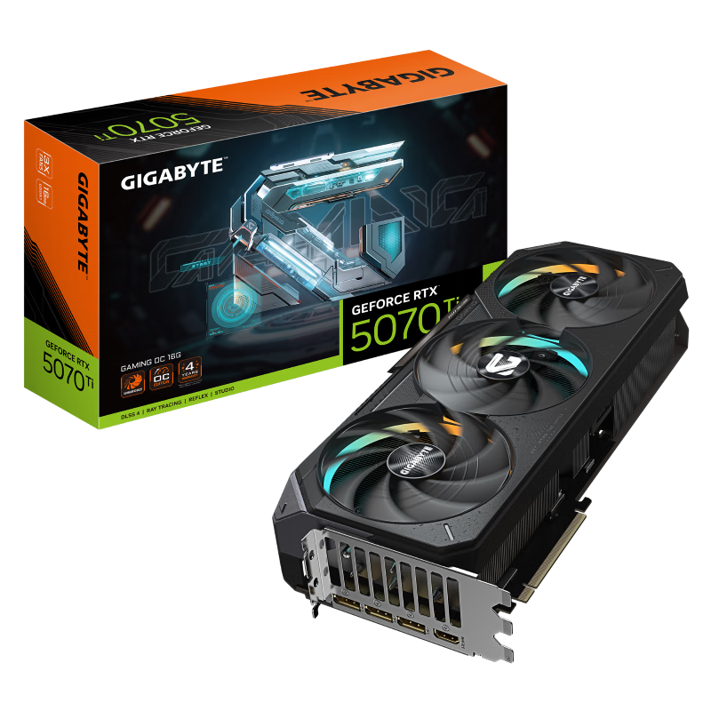 技嘉（GIGABYTE）RTX 5070 Ti 16G魔鹰OC显卡 台式机电脑游戏次旗舰