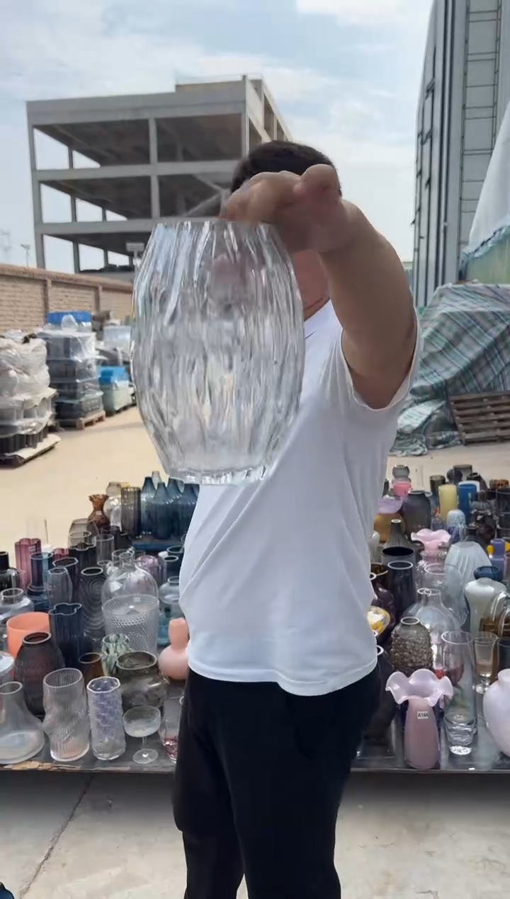 玻璃花瓶用于客厅桌面插花装饰