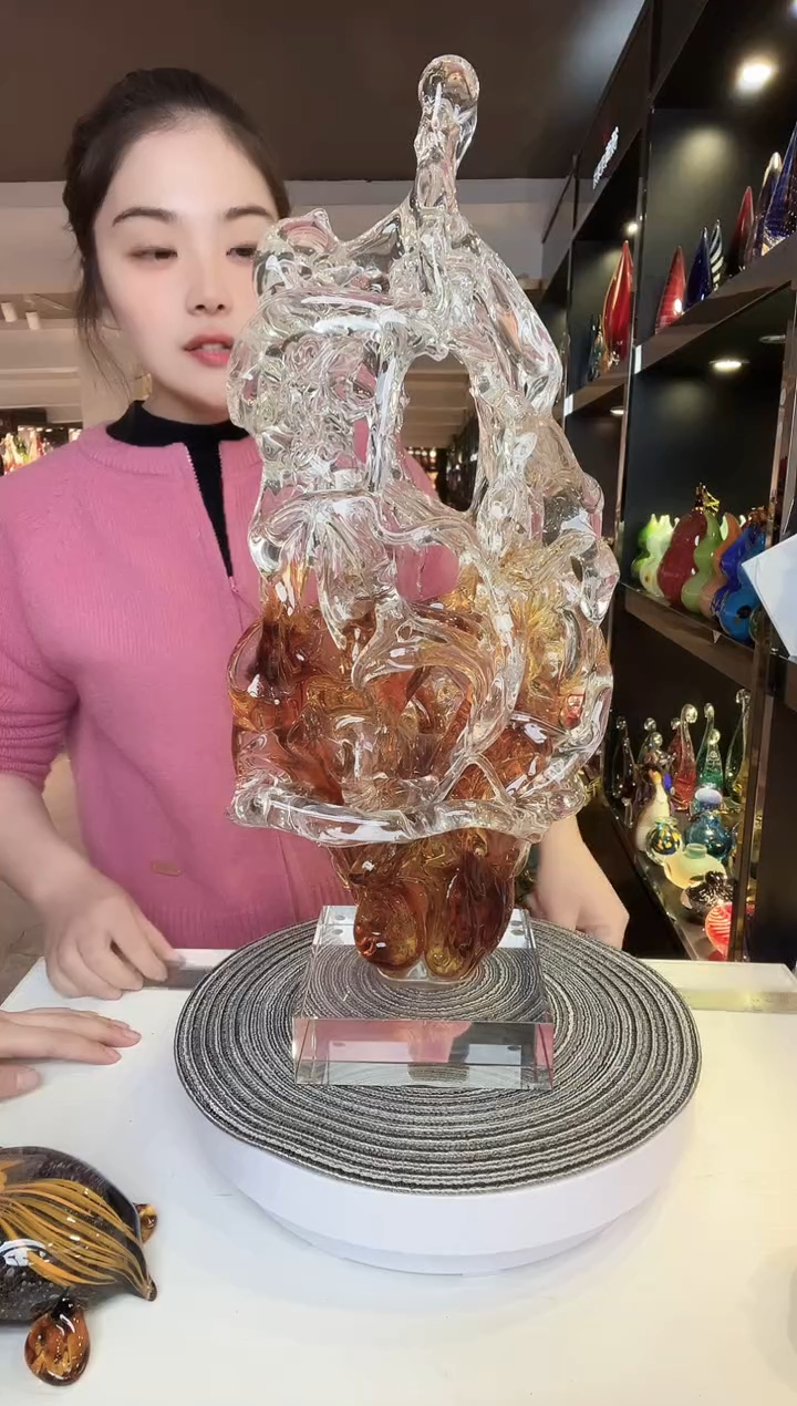 【闪购商品】茶盏琉璃摆件家居摆件