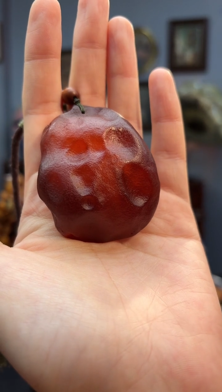 琥珀颈饰未镶嵌吊坠