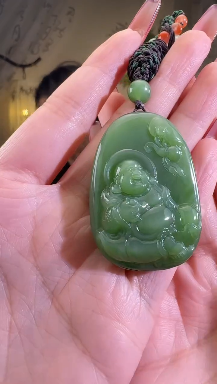 【闪购商品】和田玉颈饰未镶嵌佛牌