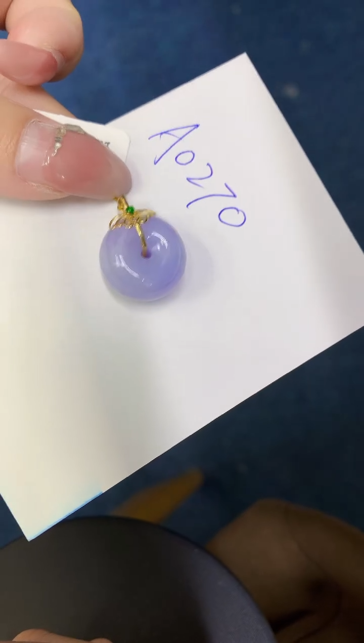 【闪购商品】翡翠颈饰18K金镶嵌0000000000000