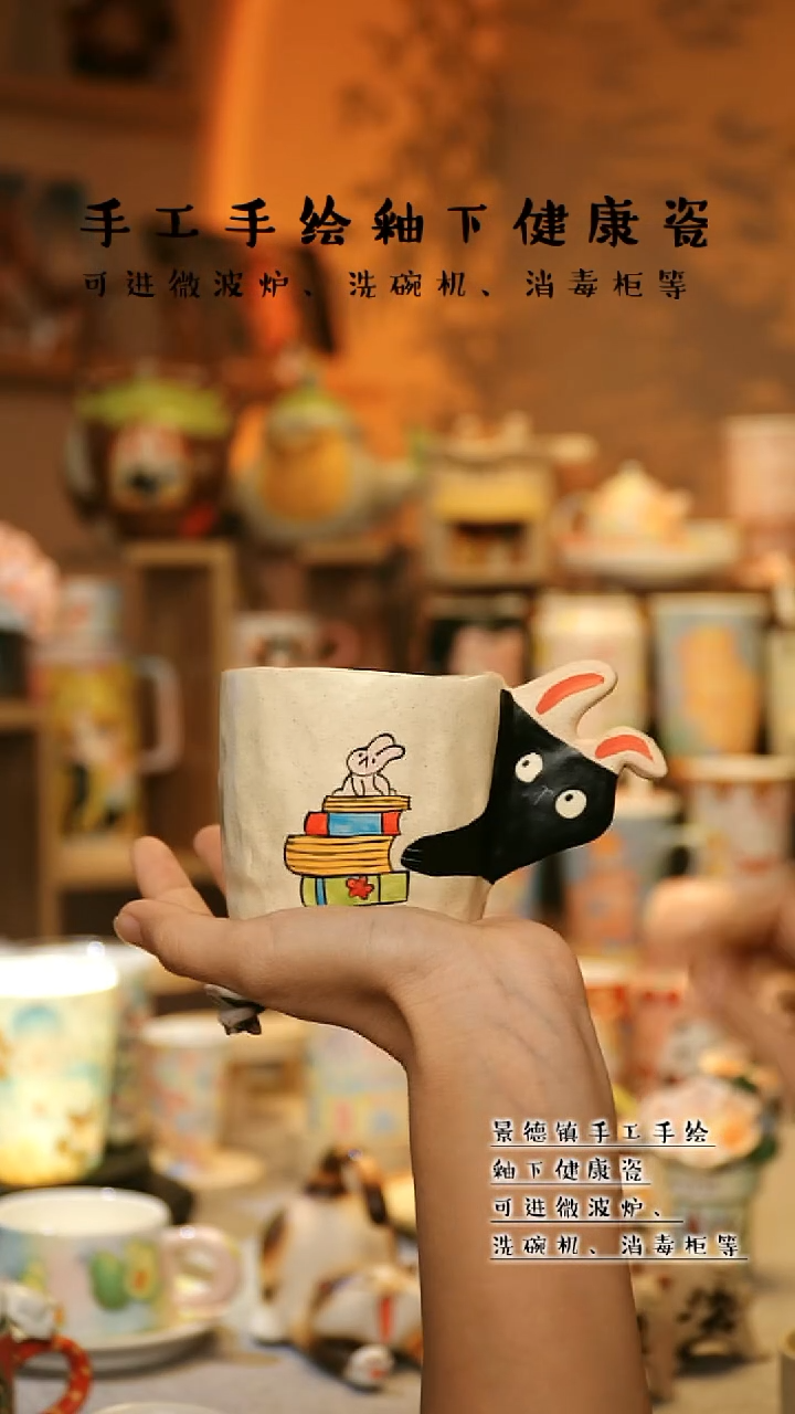 【闪购商品】杯景德镇高温釉下彩&A774