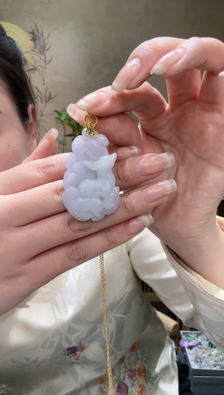 【闪购商品】翡翠耳饰未镶嵌吊坠