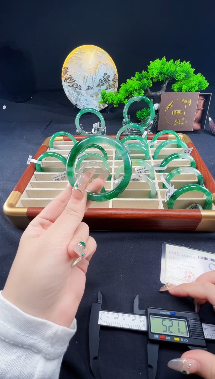 未镶嵌手镯石英质玉（非洲翠）真品上等纯天然非洲翠玉手镯石英质玉