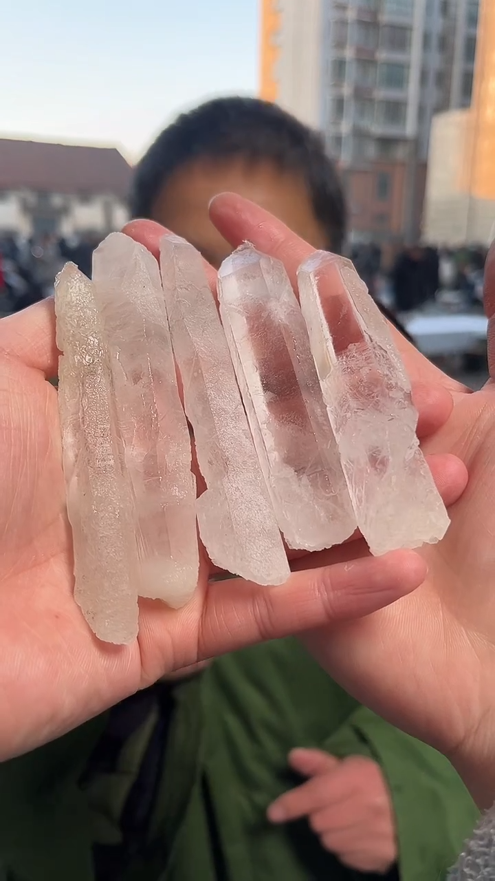 【闪购商品】水晶柱子未镶嵌天然多样性发一9mm