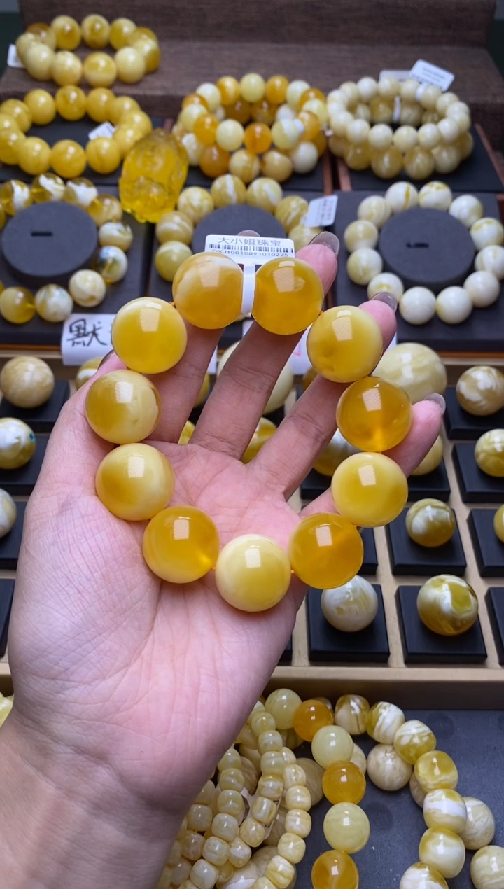【闪购商品】琥珀裸石未镶嵌大小姐珠宝严选72